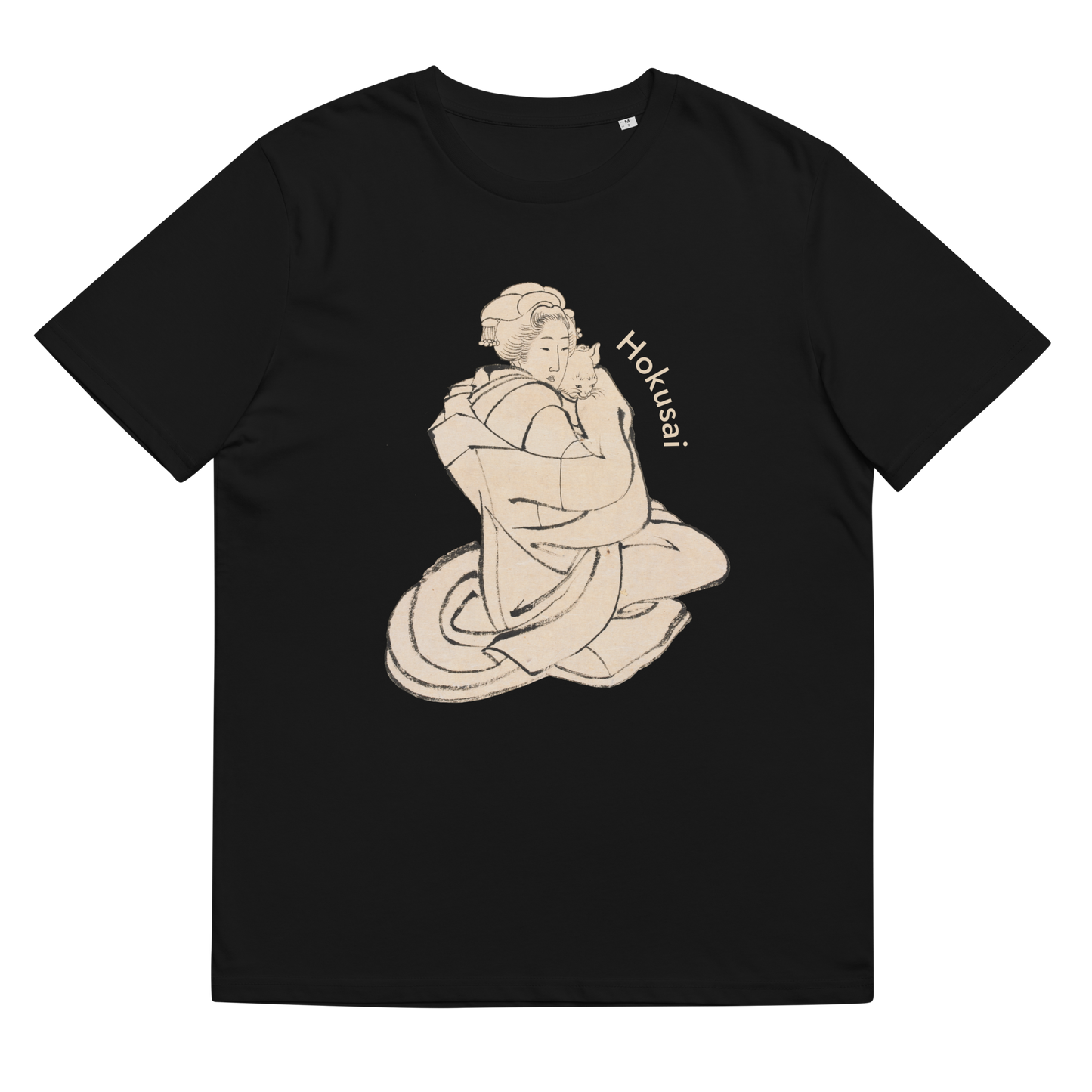 katsushika Hokusai Graphic Tee (Cat)