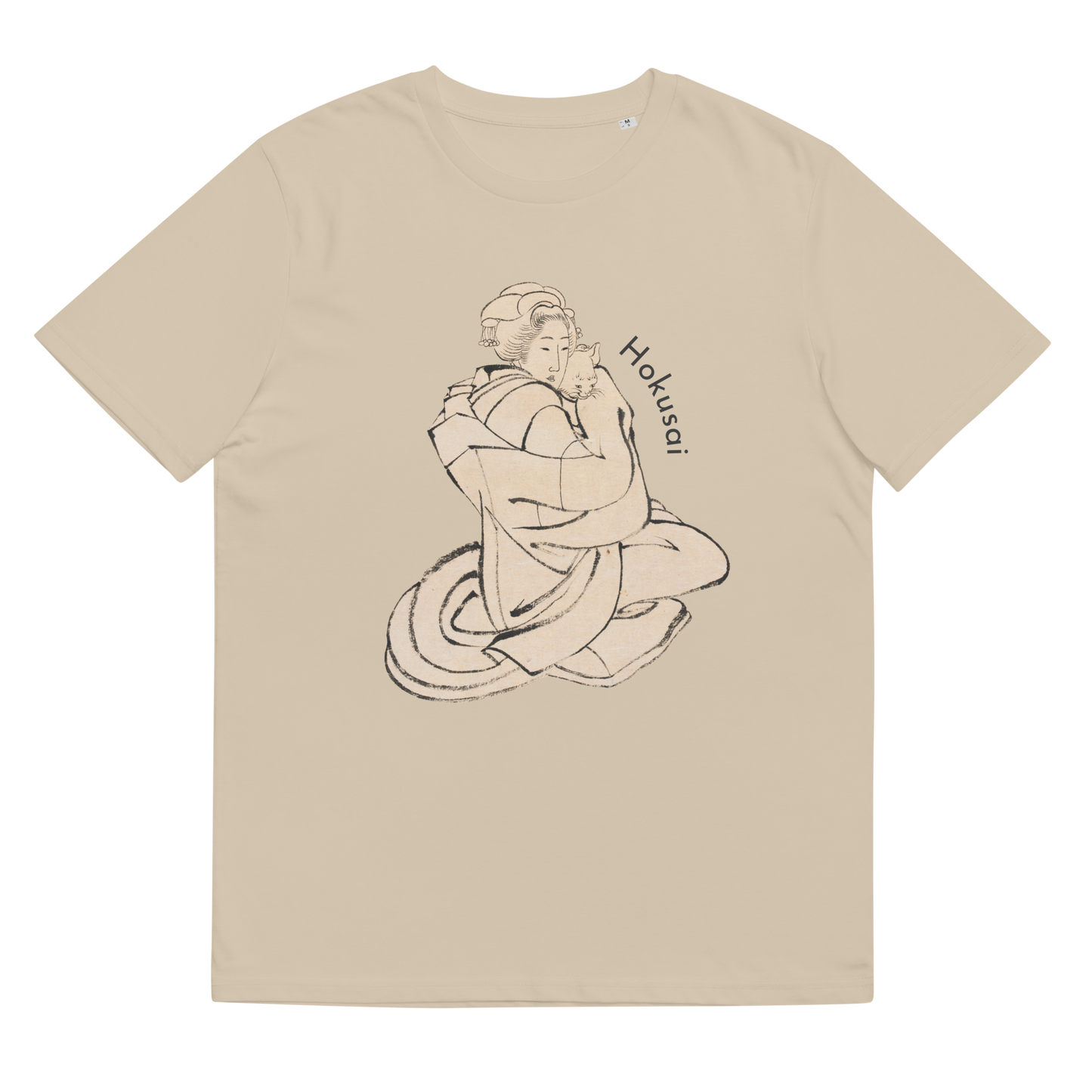 katsushika Hokusai Graphic Tee (Cat)