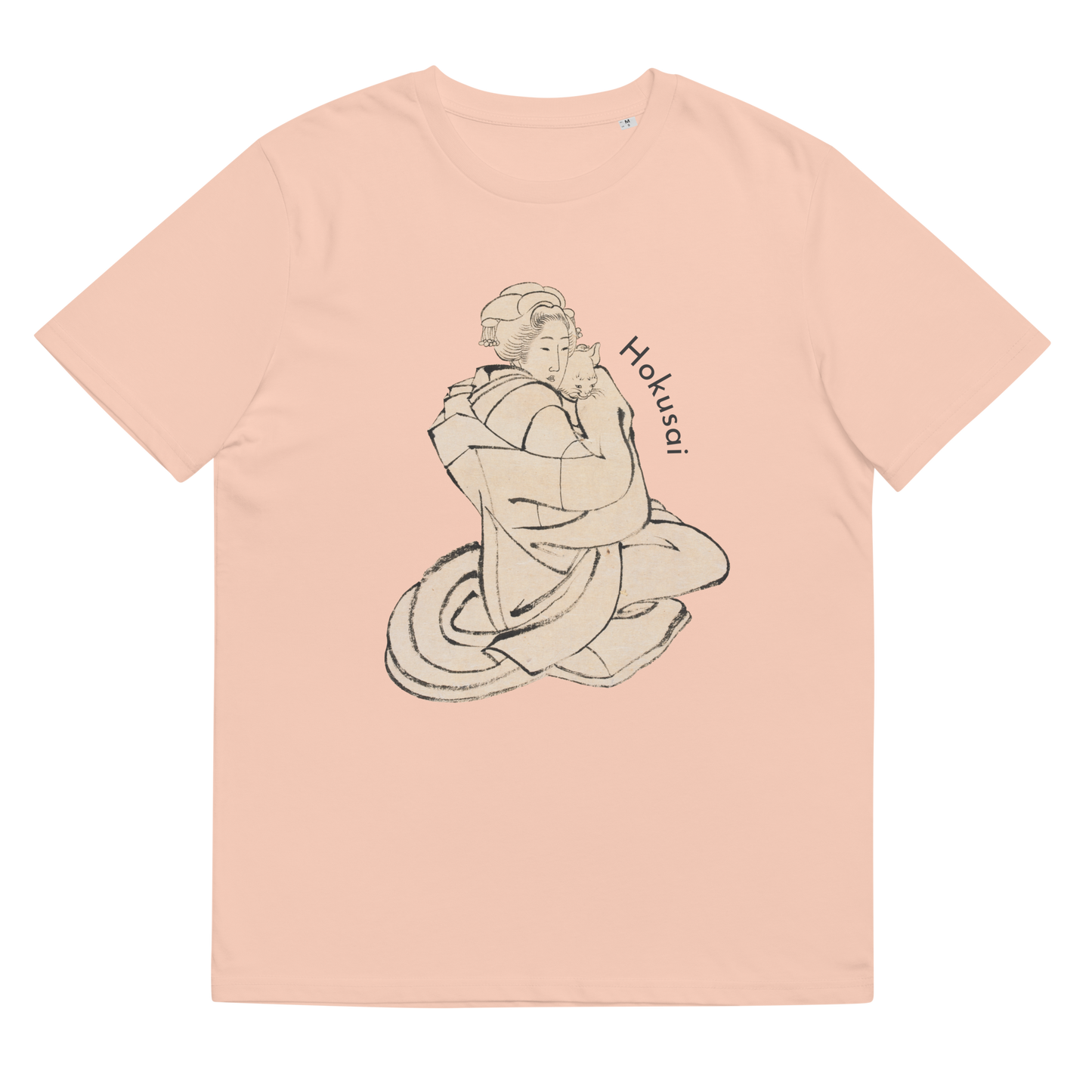 katsushika Hokusai Graphic Tee (Cat)