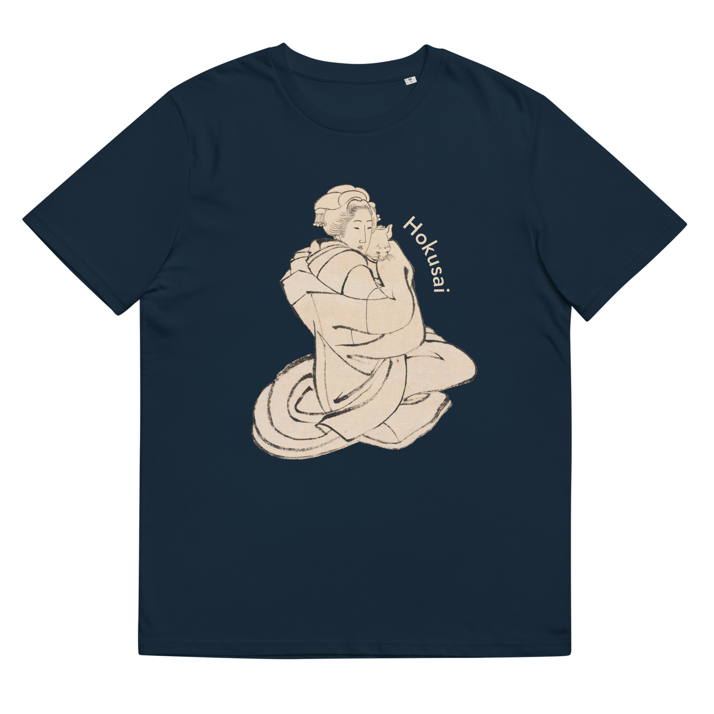 katsushika Hokusai Graphic Tee (Cat)