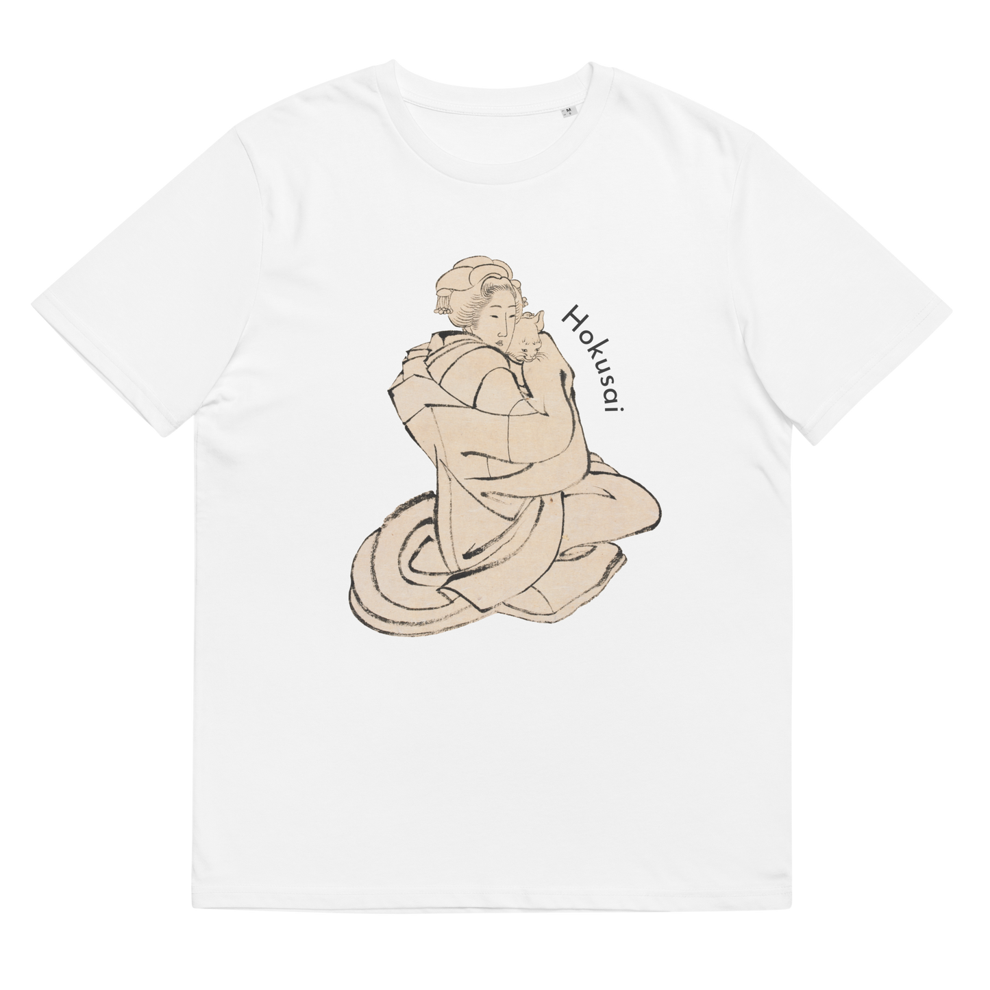 katsushika Hokusai Graphic Tee (Cat)